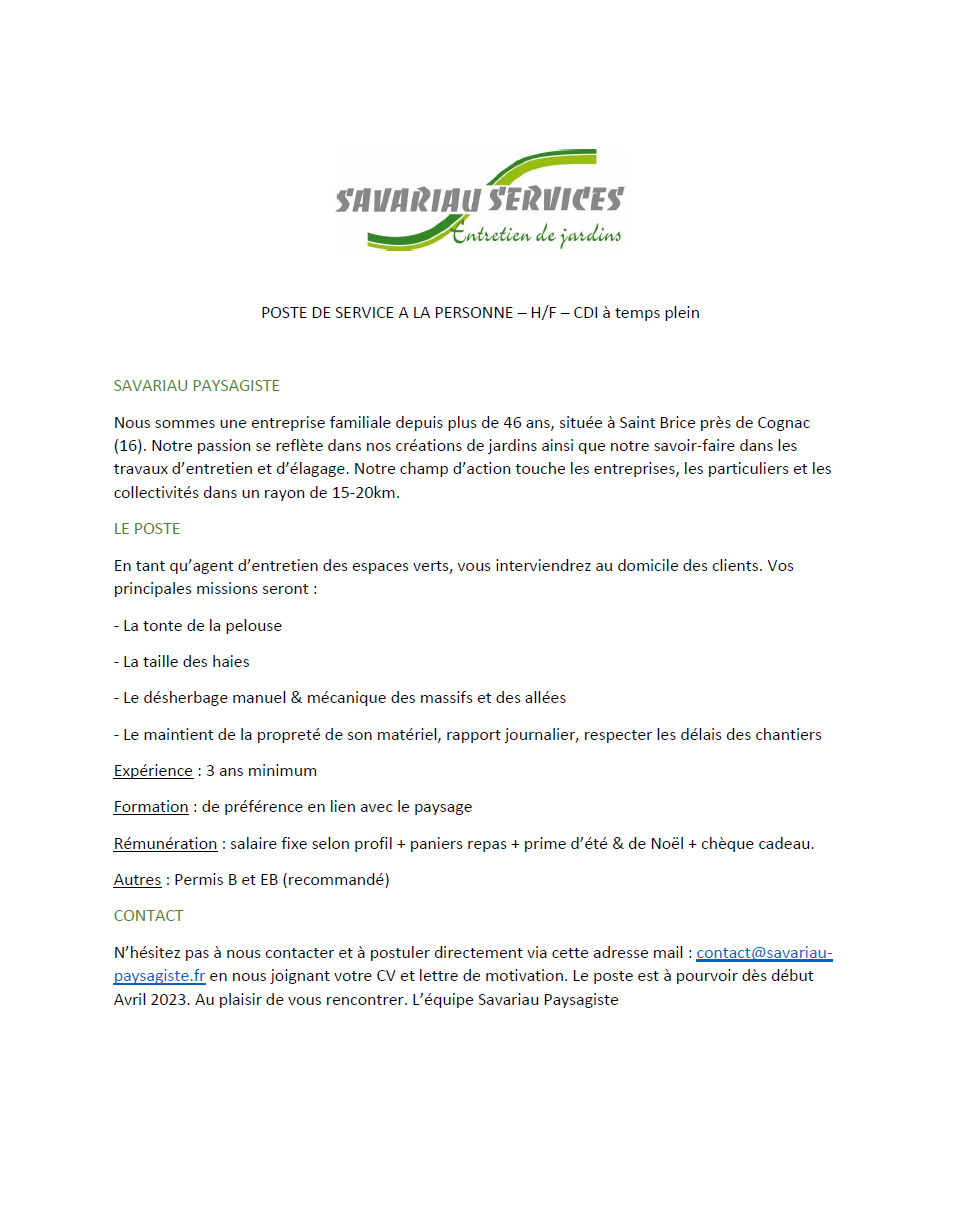 Recrutement